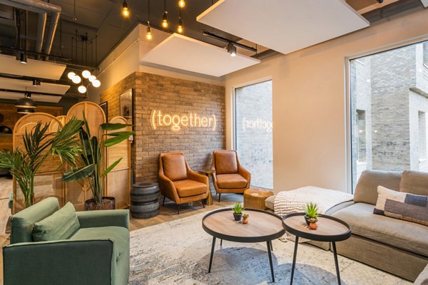 clubhouse/lobby at Hillfort House Apartments