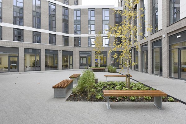 courtyard at St Mungos