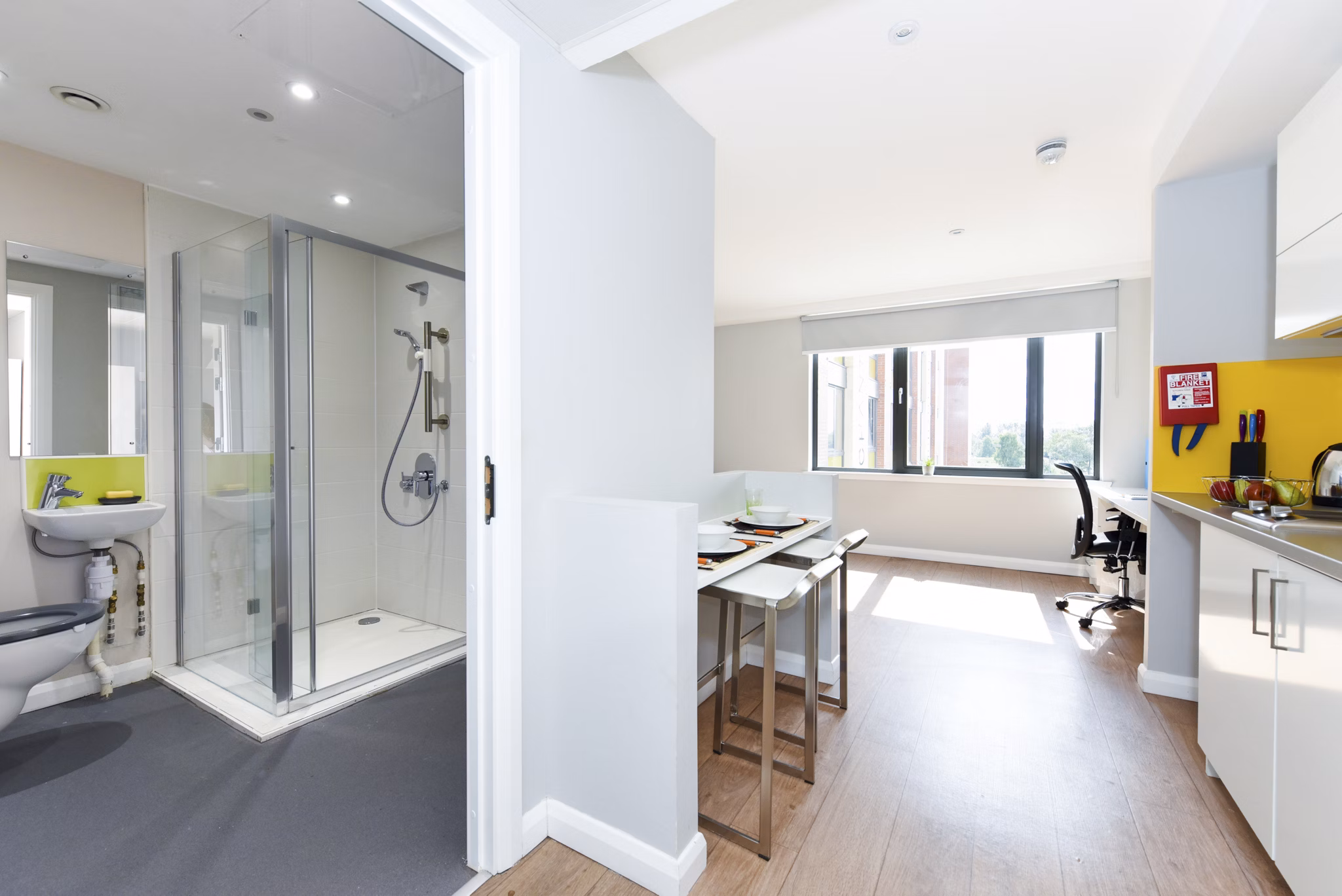 bathroom at Merchant Studios