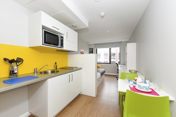 kitchen at Merchant Studios