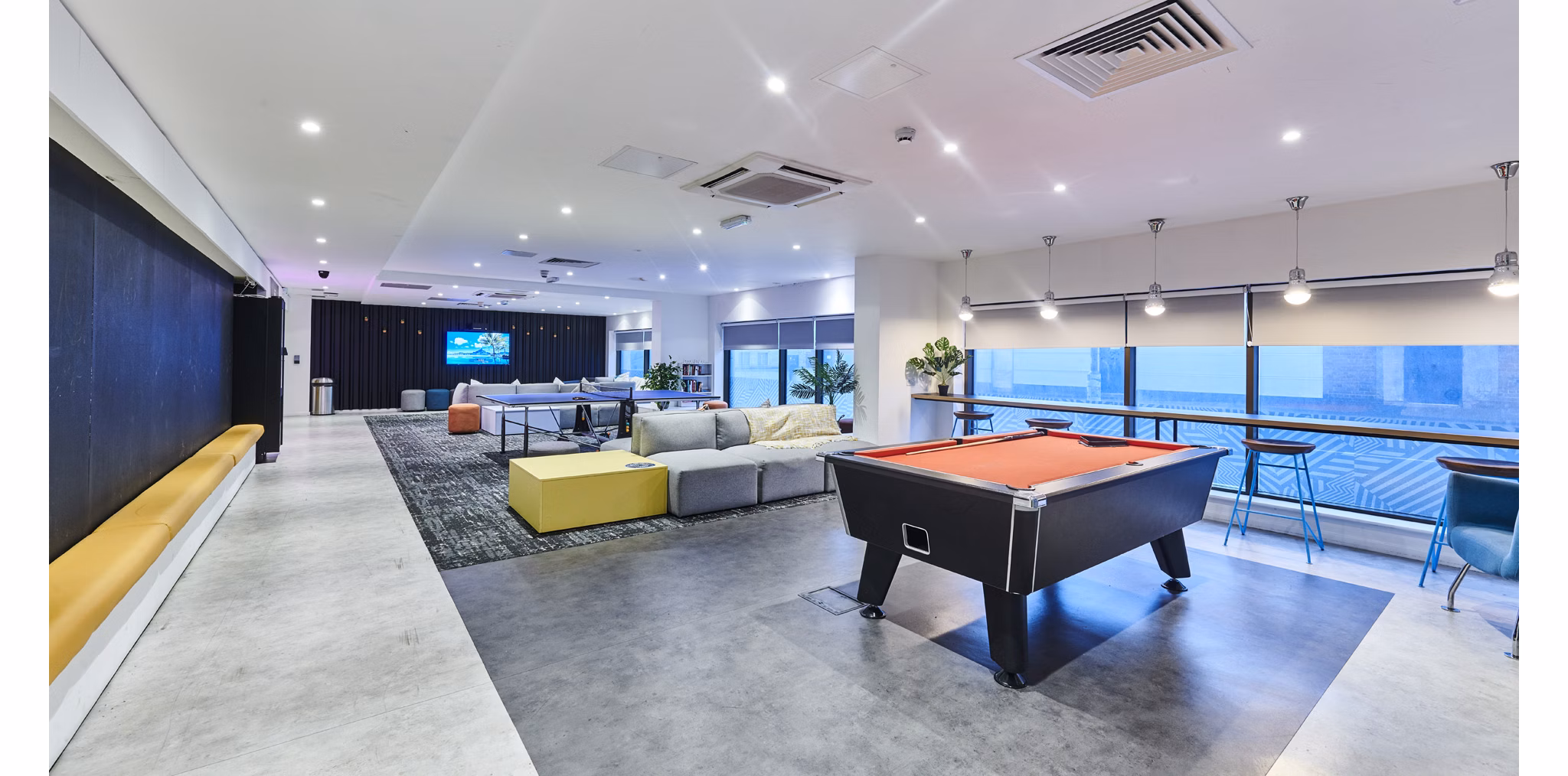 game room at Byrom Point