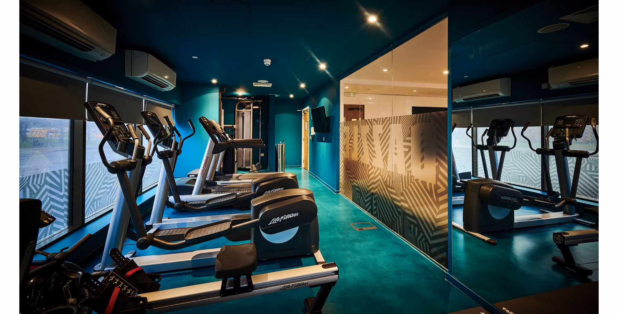 fitness center at Byrom Point