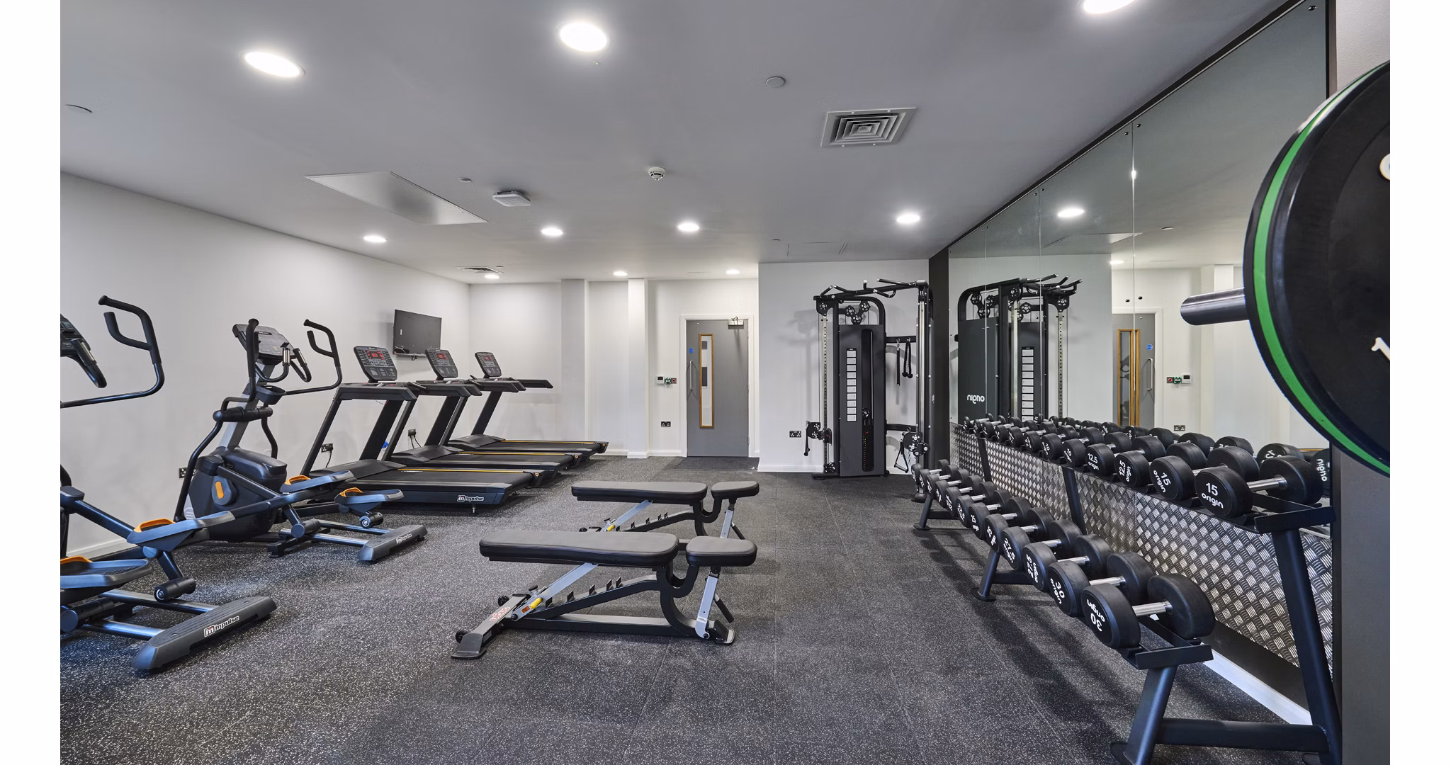 fitness center at Deakins Place