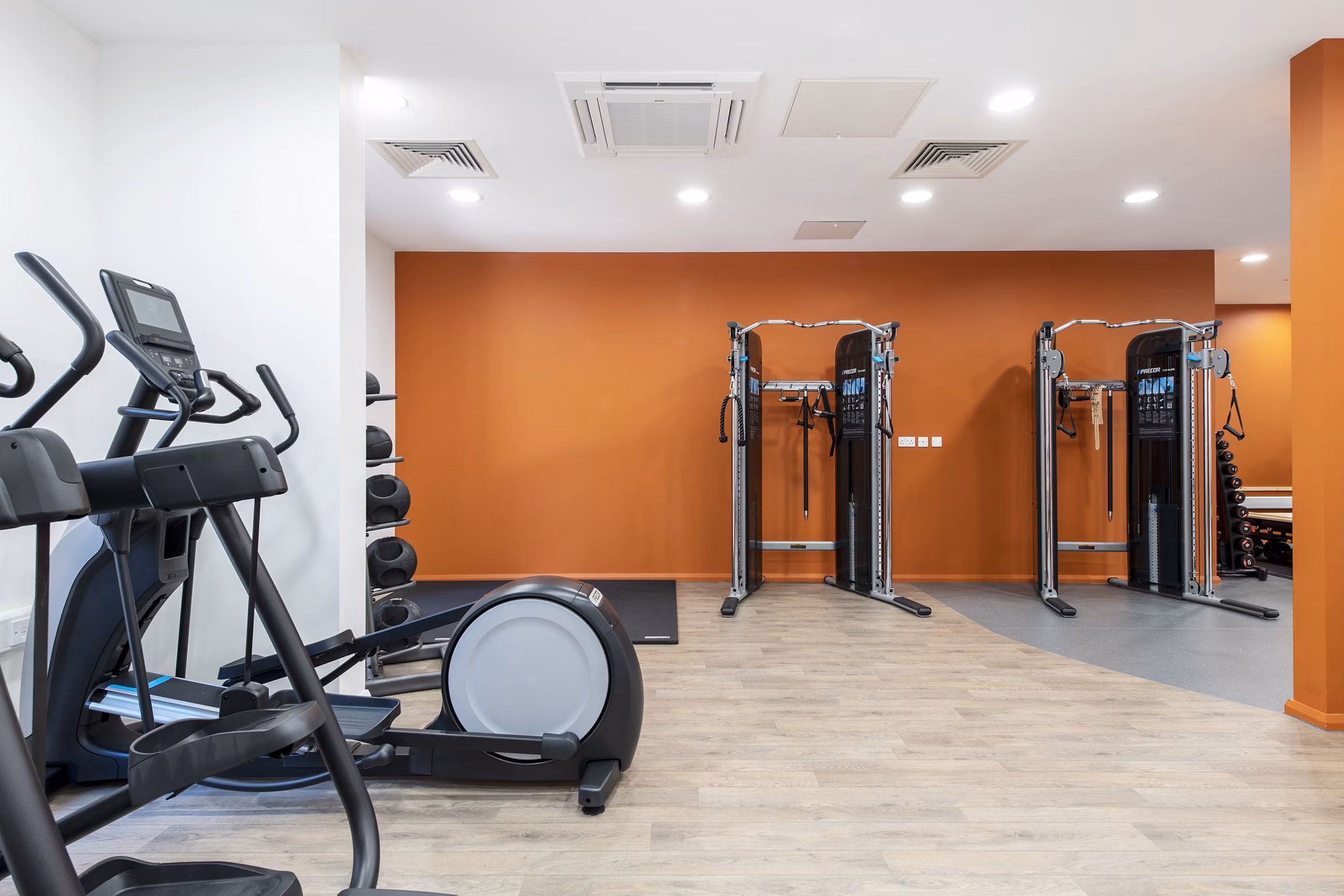 fitness center at Hollis Croft