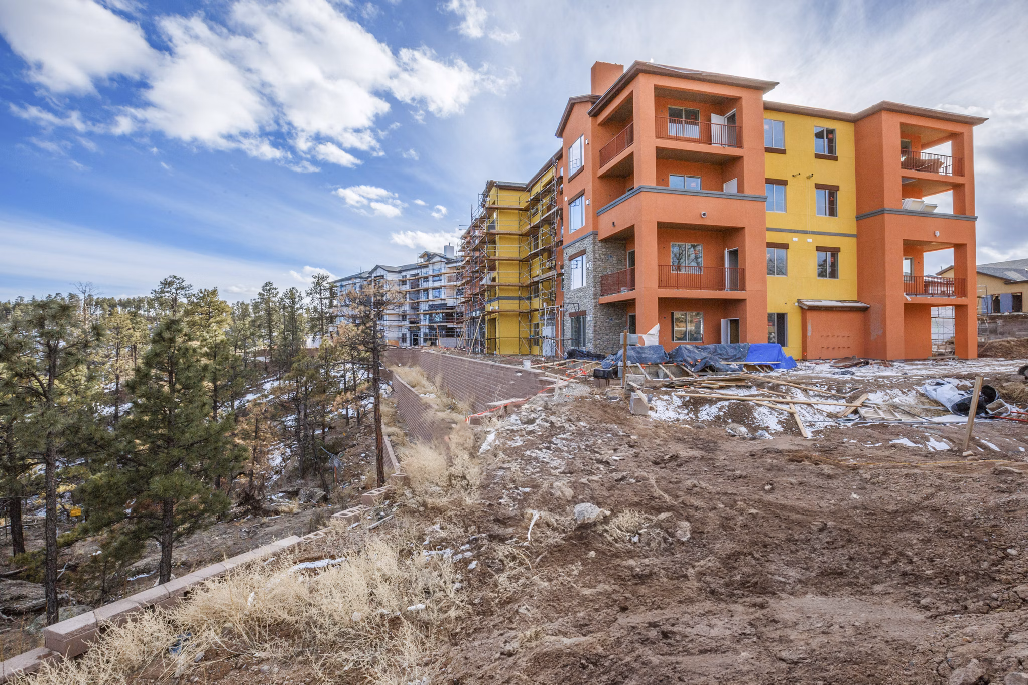 building at The Hill Apartments
