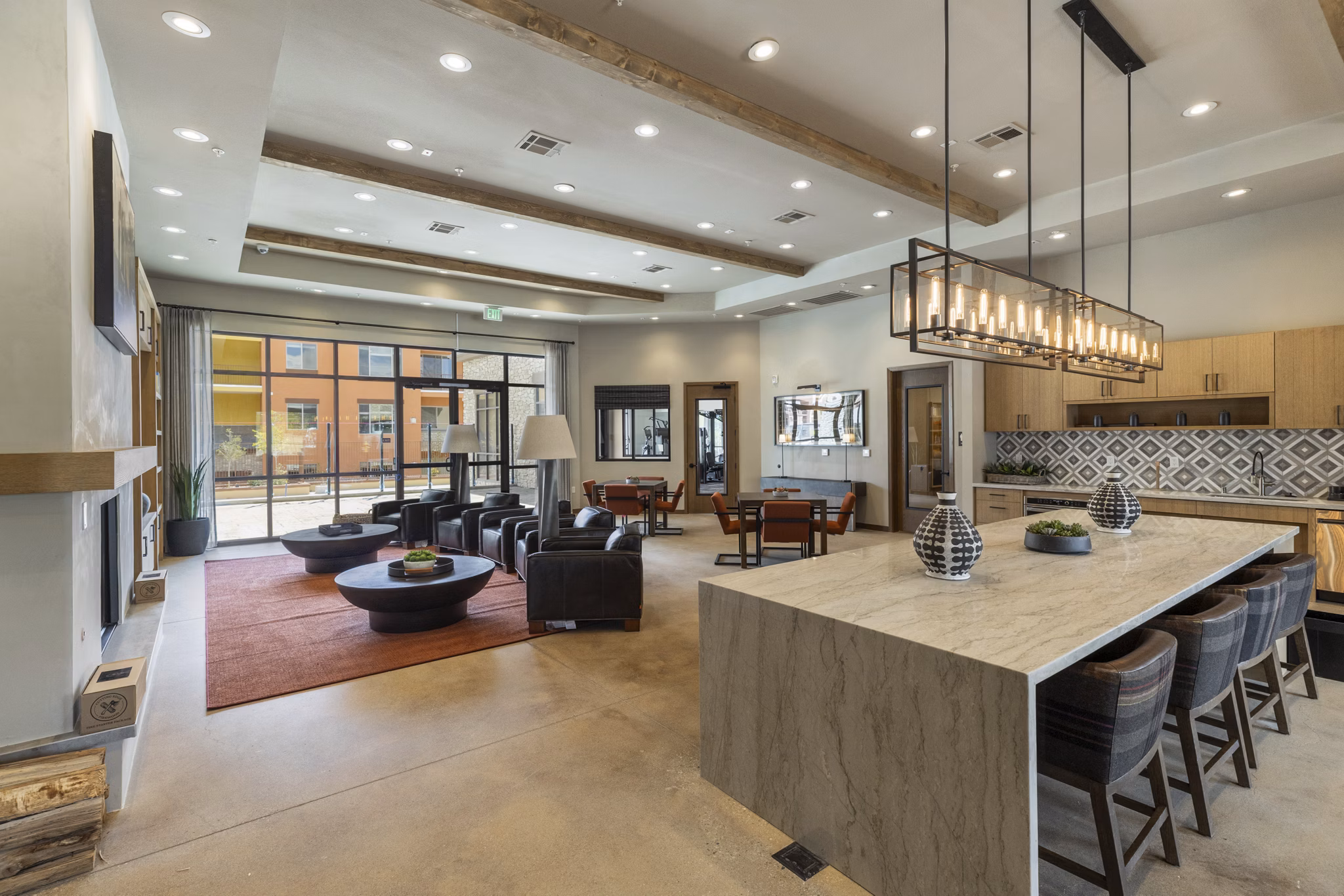 clubhouse at The Hill Apartments