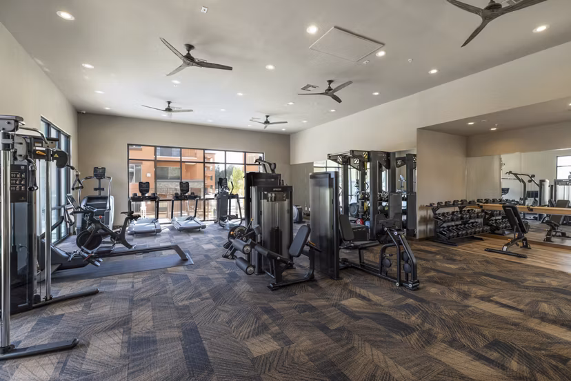 fitness center at The Hill