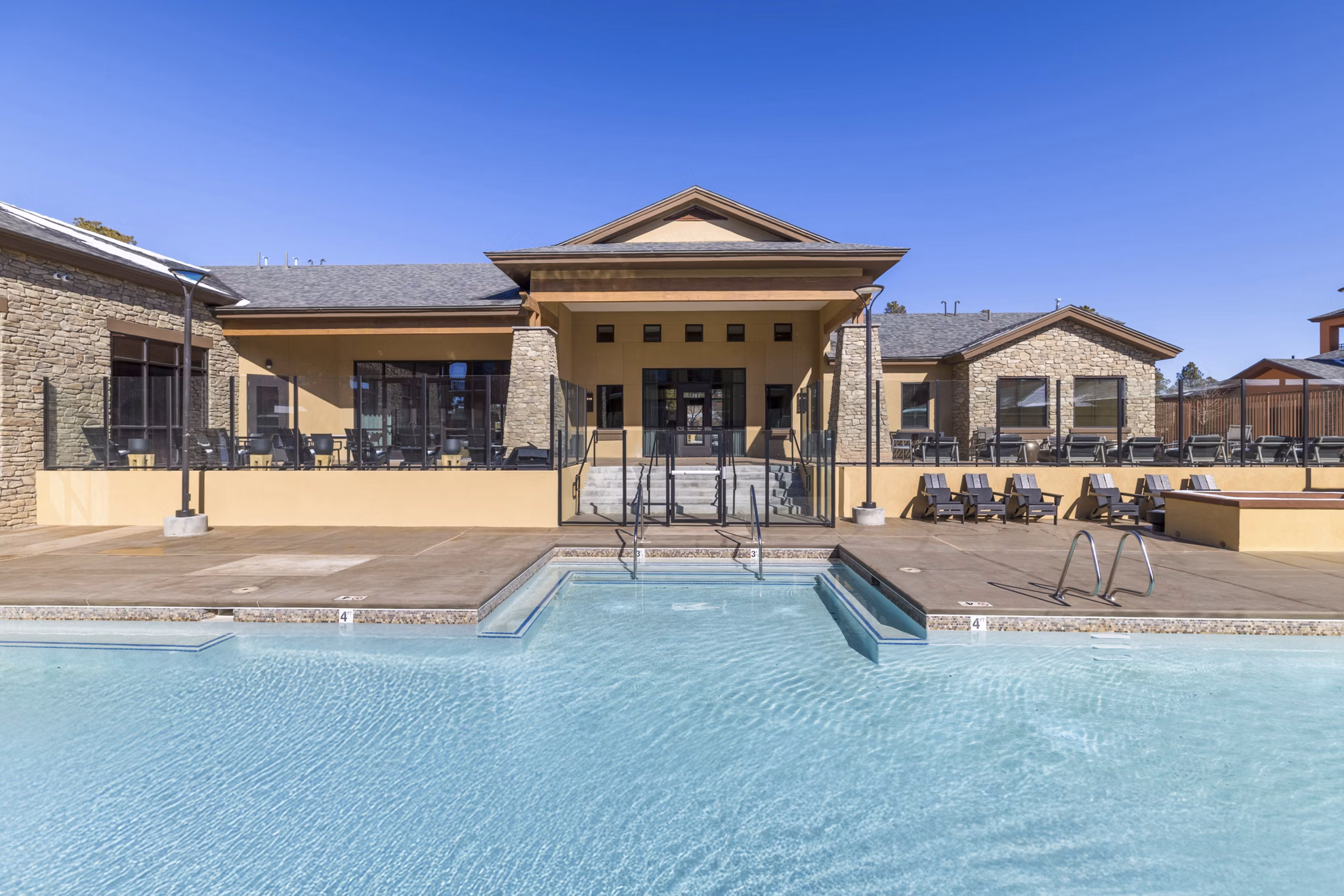 pool at The Hill Apartments 