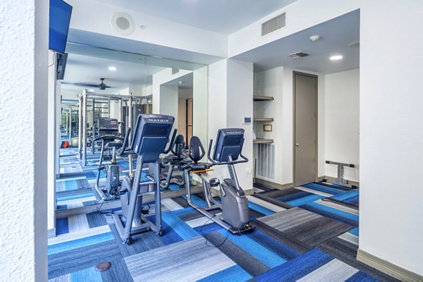 fitness center at 4001 Midtown Apartments