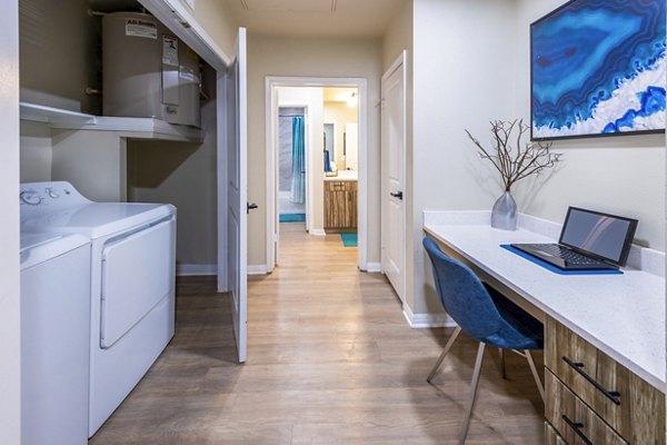 home office/laundry room at 4001 Midtown Apartments