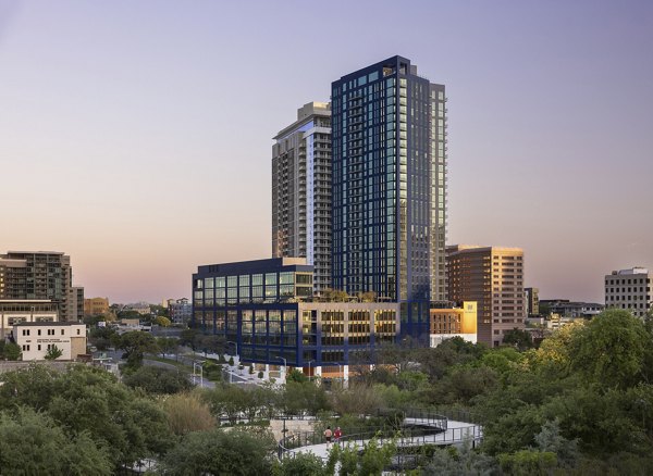 The Waller Apartments: Luxury high-rise property in downtown, offering premier city living