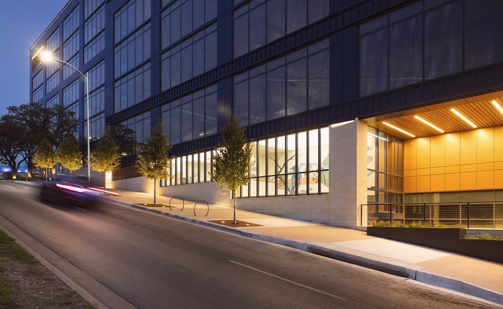 The Waller Apartments: Luxury view of modern apartments in prime urban location