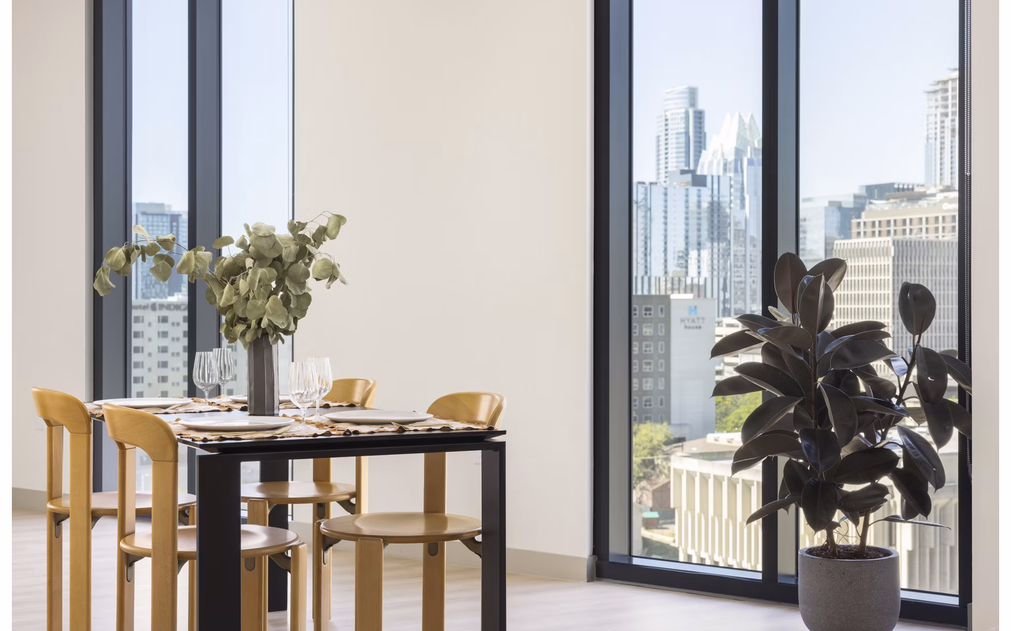 Dining Room at The Waller Apartments