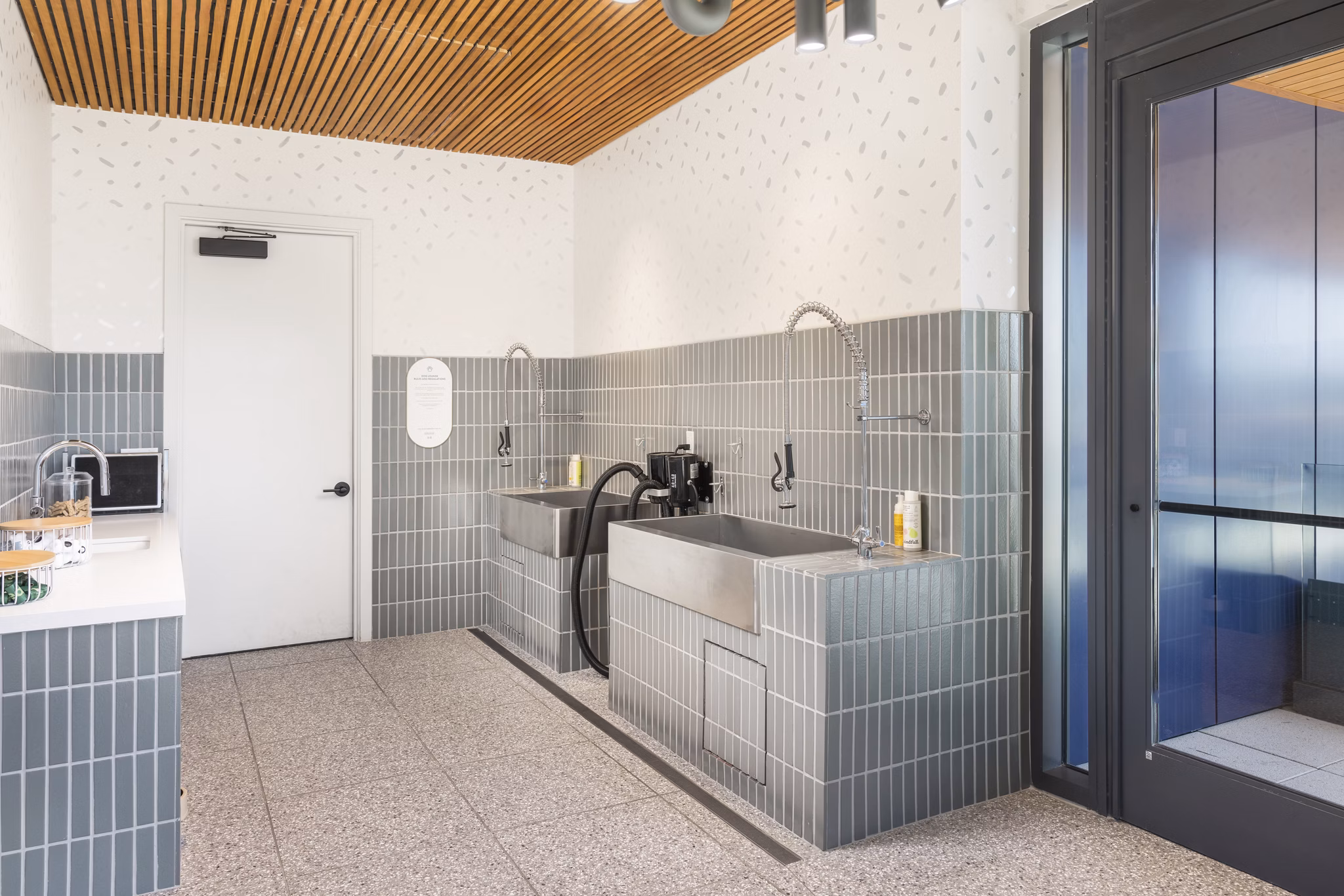 Recreational Area at The Waller Apartments