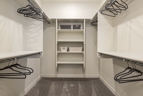 closet at H2O Townhomes Apartments