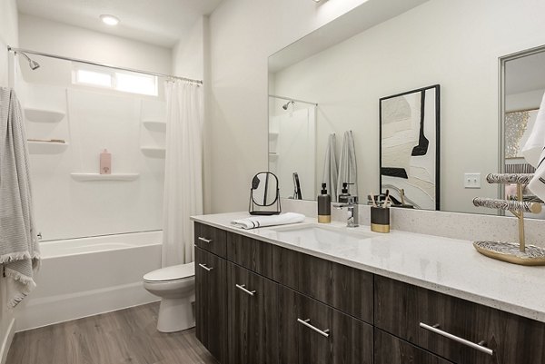 bathroom at H2O Townhomes Apartments