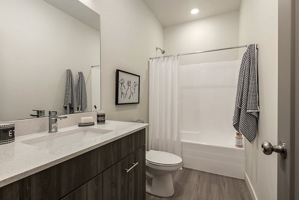 bathroom at H2O Townhomes Apartments