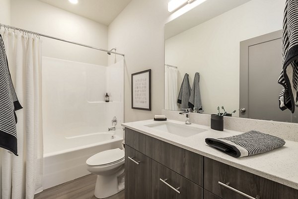 bathroom at H2O Townhomes Apartments