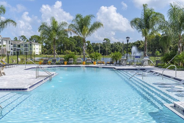 pool at Mira Crystal Lake Apartments