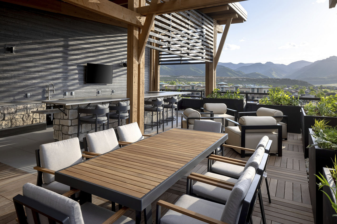 Roof deck at Broadstone Sterling Ranch (2 of 2)