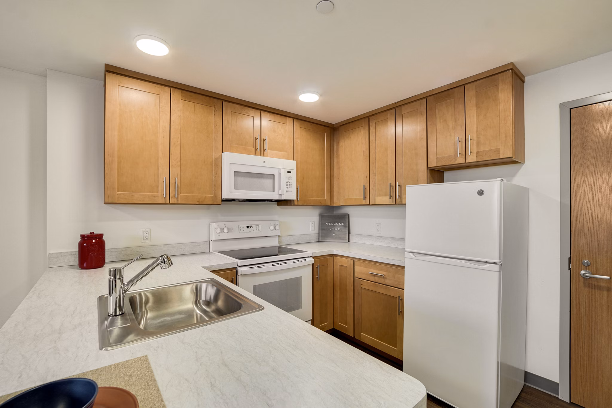 kitchen at Meta Christy House Apartments