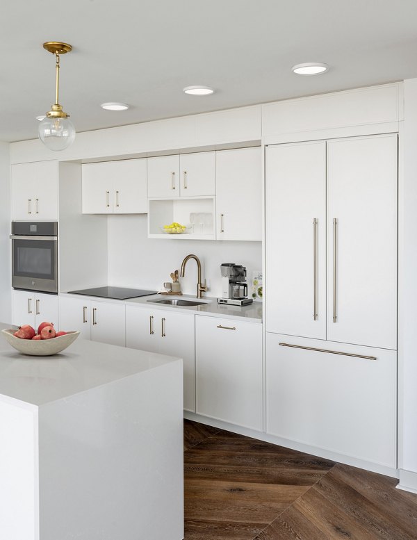 kitchen at The Commodore Apartments