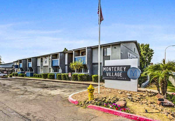 signage at Monterey Village Apartments