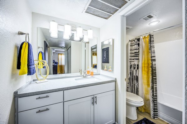 bathroom at Monterey Village Apartments