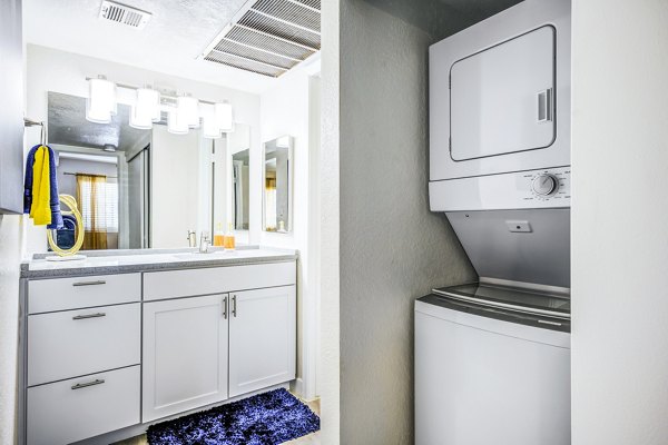 laundry room at Monterey Village Apartments