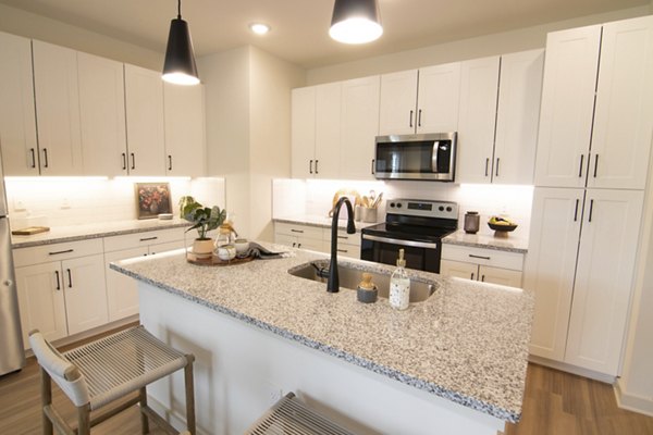 kitchen at Sage North Apartments