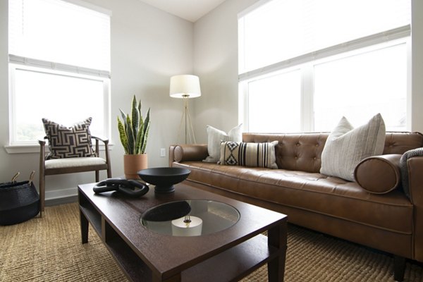 living room at Sage North Apartments