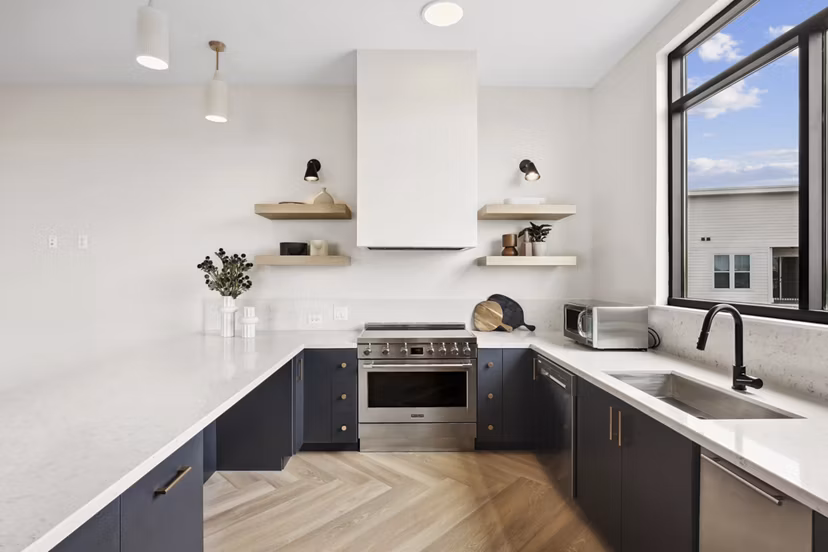 Clubhouse featuring modern design and comfortable seating at 3500 West View Apartments