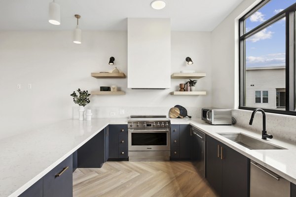 Clubhouse featuring modern design and comfortable seating at 3500 West View Apartments