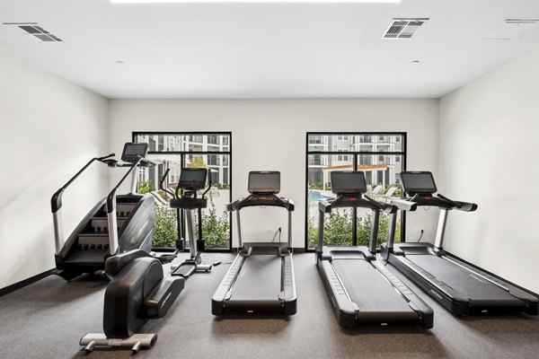 fitness center at 3500 West View Apartments