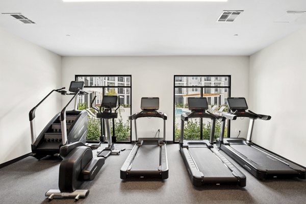 Fitness center with modern equipment at 3500 West View Apartments providing luxury amenities