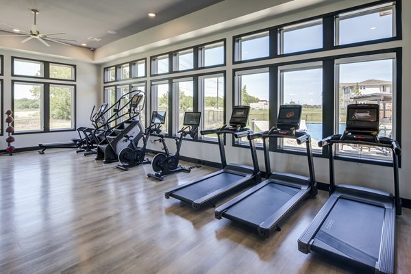 Modern fitness center equipped for active living at Prose Prominence Apartments
