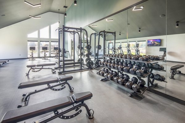 fitness center at Prose Battle Ground Apartments