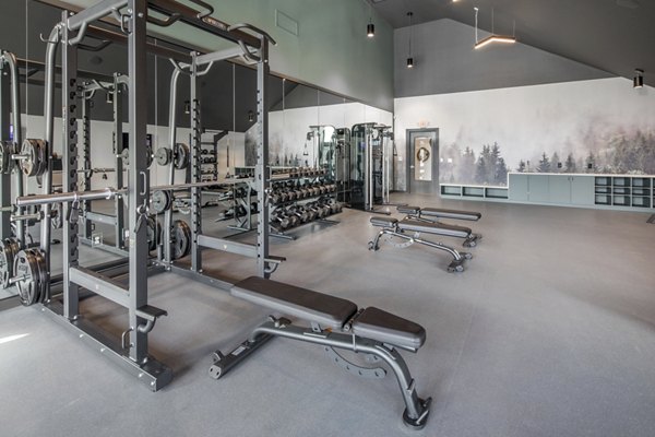 fitness center at Prose Battle Ground Apartments 