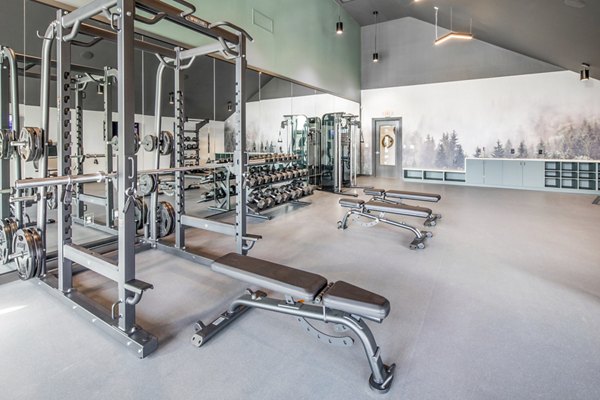 fitness center at Prose Battle Ground Apartments