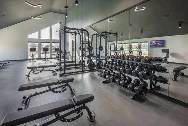 fitness center at Prose Battle Ground Apartments