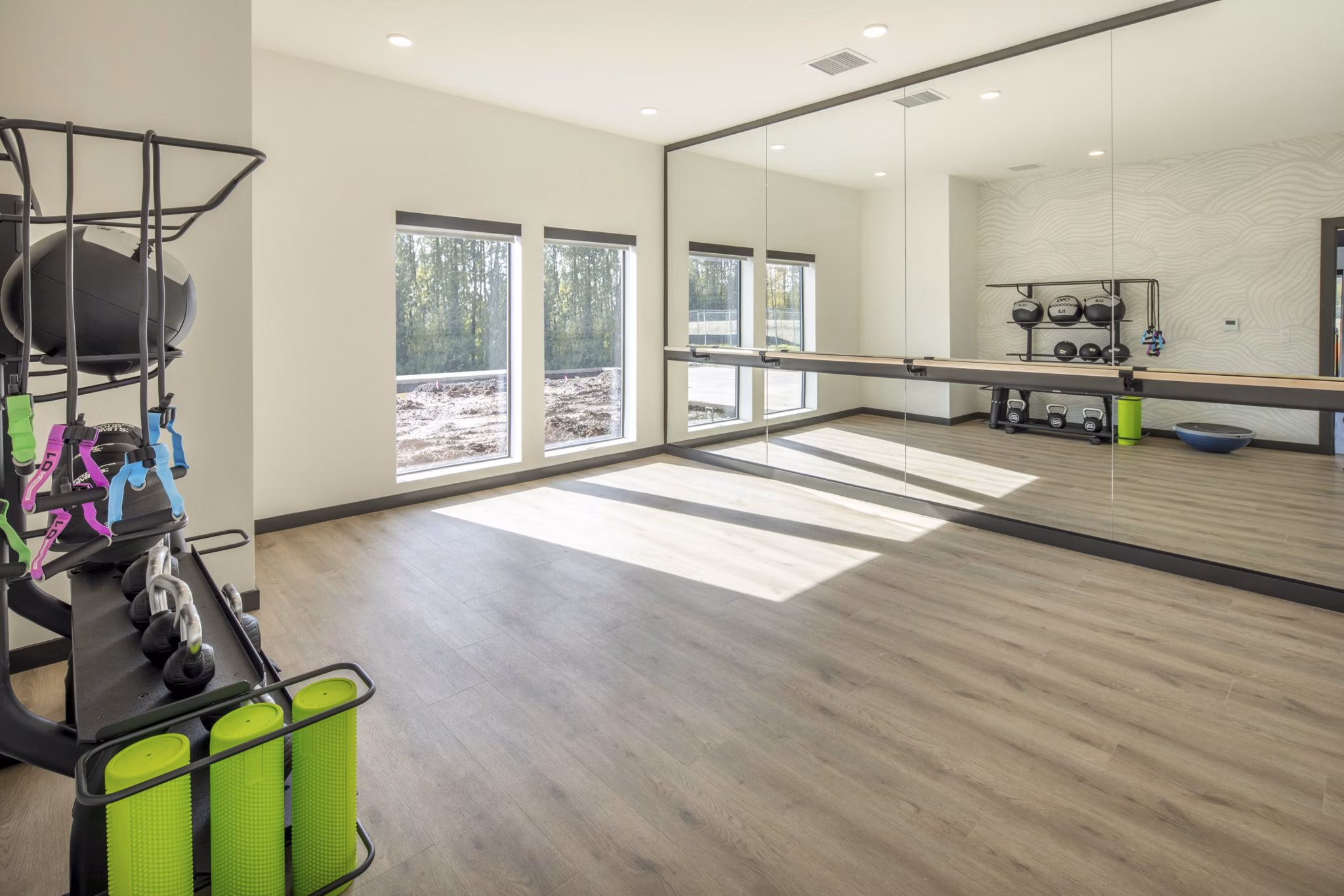 fitness center at Prose Battle Ground Apartments