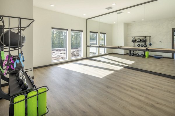 fitness center at Prose Battle Ground Apartments 