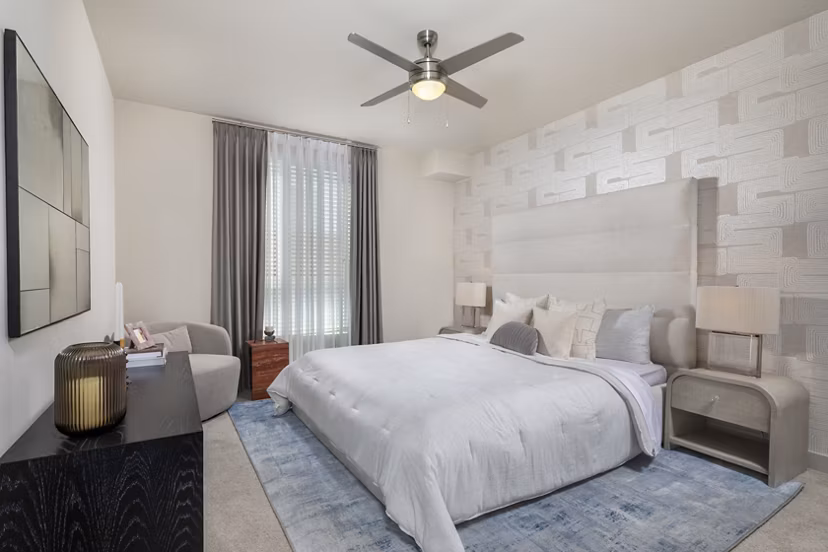 bedroom at Aliso Apartments