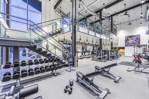 fitness center at Aliso Apartments