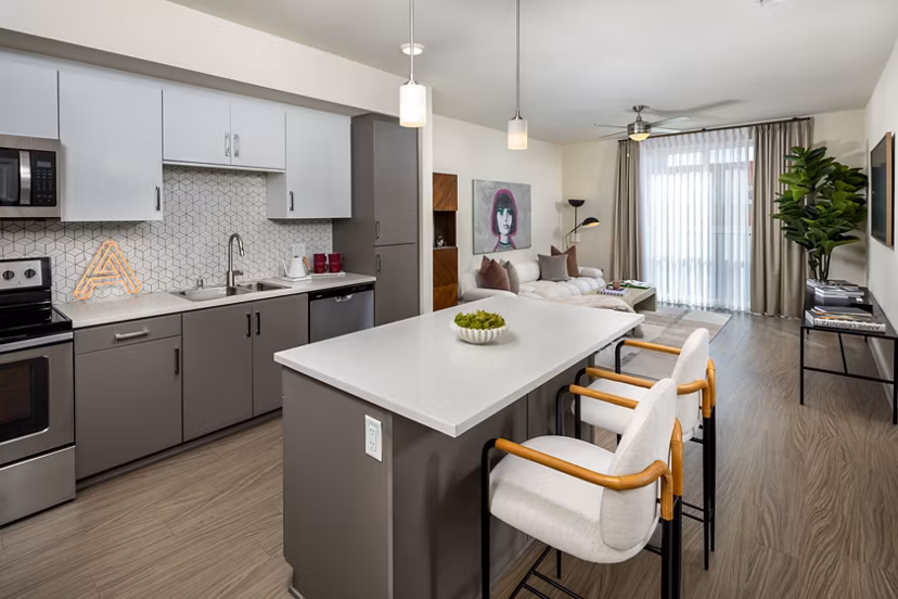 kitchen at Aliso Apartments