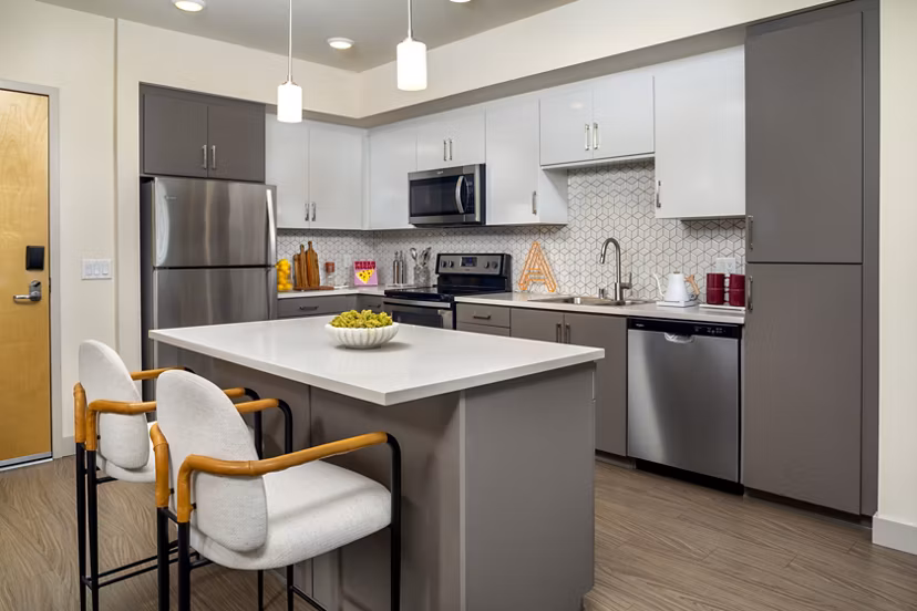 kitchen at Aliso Apartments