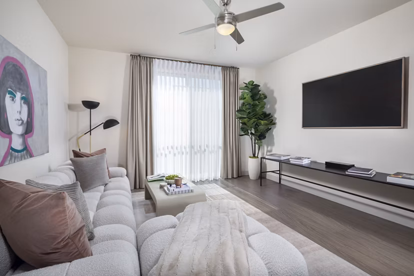 living room at Aliso Apartments