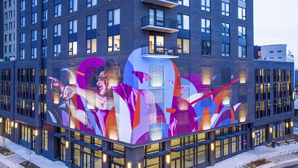 FoundryLine Apartments: Modern luxury high-rise in a vibrant urban setting