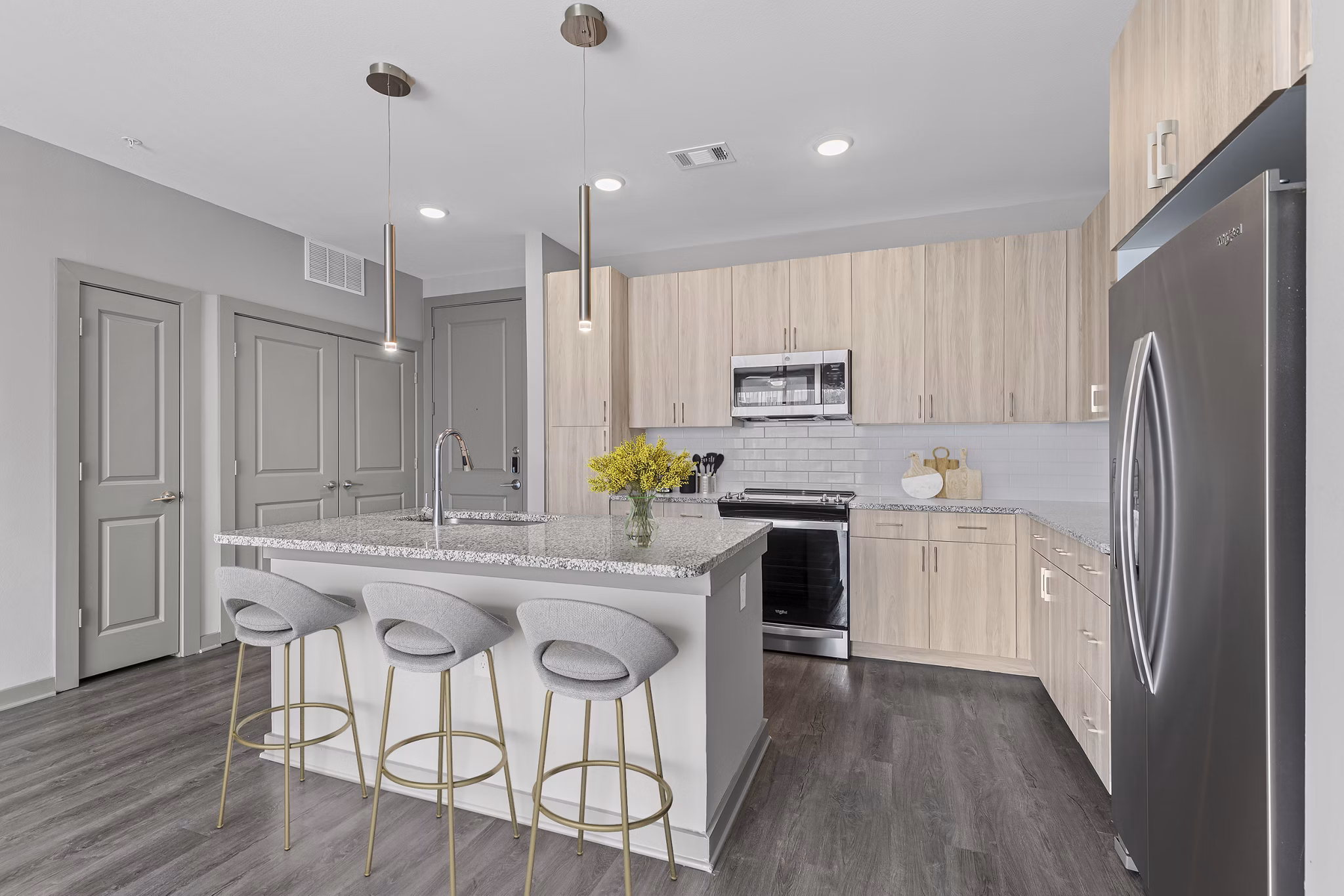 kitchen at Haven at Mansfield Apartments