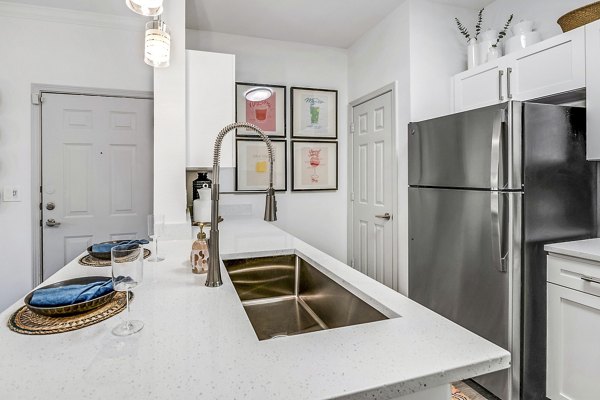 kitchen at Aventura Clear Creek Apartments